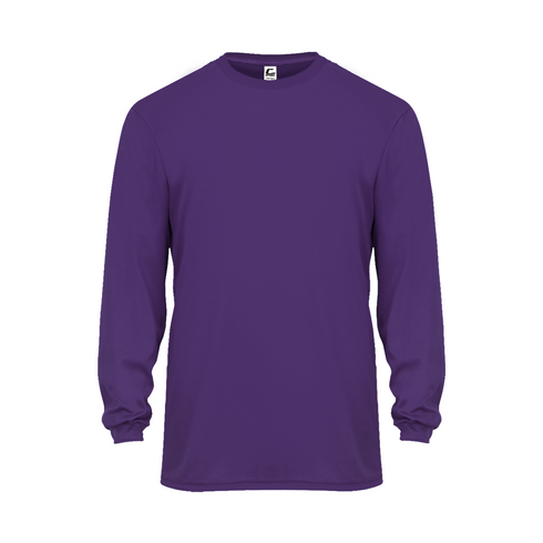 Badger Sport C2 L/S Tee (510400-001804), Color 'Purple'